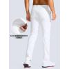 imageMens Golf Pants  30quot32quot34quot Slim Fit Stretch Lightweight Dress Pants for Men with Zipper Pockets Casual WorkWhite