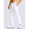 imageMens Golf Pants  30quot32quot34quot Slim Fit Stretch Lightweight Dress Pants for Men with Zipper Pockets Casual WorkWhite