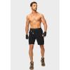 imageMens Hiking Cargo Shorts Stretch Quick Dry Outdoor Tactical Shorts for Men with Multi Pocket for Fishing CasualBlack