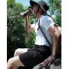 imageMens Hiking Cargo Shorts Stretch Quick Dry Outdoor Tactical Shorts for Men with Multi Pocket for Fishing CasualBlack