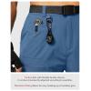 imageMens Hiking Cargo Shorts Stretch Quick Dry Outdoor Tactical Shorts for Men with Multi Pocket for Fishing CasualBlue
