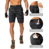 imageMens Hiking Cargo Shorts Stretch Quick Dry Outdoor Tactical Shorts for Men with Multi Pocket for Fishing CasualGray Camo