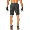 imageMens Hiking Cargo Shorts Stretch Quick Dry Outdoor Tactical Shorts for Men with Multi Pocket for Fishing CasualGray Camo