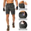 imageMens Hiking Cargo Shorts Stretch Quick Dry Outdoor Tactical Shorts for Men with Multi Pocket for Fishing CasualGreen Camo