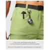 imageMens Hiking Cargo Shorts Stretch Quick Dry Outdoor Tactical Shorts for Men with Multi Pocket for Fishing CasualGreenery