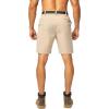 imageMens Hiking Cargo Shorts Stretch Quick Dry Outdoor Tactical Shorts for Men with Multi Pocket for Fishing CasualKhaki