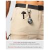 imageMens Hiking Cargo Shorts Stretch Quick Dry Outdoor Tactical Shorts for Men with Multi Pocket for Fishing CasualKhaki