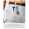 imageMens Hiking Cargo Shorts Stretch Quick Dry Outdoor Tactical Shorts for Men with Multi Pocket for Fishing CasualLight Grey