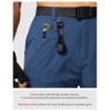 imageMens Hiking Cargo Shorts Stretch Quick Dry Outdoor Tactical Shorts for Men with Multi Pocket for Fishing CasualLyons Blue
