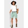 imageMens Hiking Cargo Shorts Stretch Quick Dry Outdoor Tactical Shorts for Men with Multi Pocket for Fishing CasualMint Green