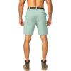 imageMens Hiking Cargo Shorts Stretch Quick Dry Outdoor Tactical Shorts for Men with Multi Pocket for Fishing CasualMint Green