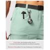 imageMens Hiking Cargo Shorts Stretch Quick Dry Outdoor Tactical Shorts for Men with Multi Pocket for Fishing CasualMint Green