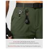 imageMens Hiking Cargo Shorts Stretch Quick Dry Outdoor Tactical Shorts for Men with Multi Pocket for Fishing CasualOlive