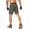 imageMens Hiking Cargo Shorts Stretch Quick Dry Outdoor Tactical Shorts for Men with Multi Pocket for Fishing CasualSlate Green