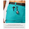 imageMens Hiking Cargo Shorts Stretch Quick Dry Outdoor Tactical Shorts for Men with Multi Pocket for Fishing CasualTurquoise