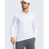imageMens Polo Shirt Long Sleeve Golf Shirts Lightweight UPF 50 Sun Protection Cool Shirts for Men Work Fishing OutdoorAwhite