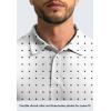 imageMens Polo Shirt Long Sleeve Golf Shirts Lightweight UPF 50 Sun Protection Cool Shirts for Men Work Fishing OutdoorBlack Dot