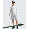 imageMens Polo Shirt Long Sleeve Golf Shirts Lightweight UPF 50 Sun Protection Cool Shirts for Men Work Fishing OutdoorBlack Dot