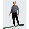 imageMens Polo Shirt Long Sleeve Golf Shirts Lightweight UPF 50 Sun Protection Cool Shirts for Men Work Fishing OutdoorDark Grey