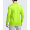 imageMens Polo Shirt Long Sleeve Golf Shirts Lightweight UPF 50 Sun Protection Cool Shirts for Men Work Fishing OutdoorFluorescent Green