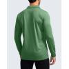 imageMens Polo Shirt Long Sleeve Golf Shirts Lightweight UPF 50 Sun Protection Cool Shirts for Men Work Fishing OutdoorGreen