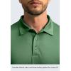 imageMens Polo Shirt Long Sleeve Golf Shirts Lightweight UPF 50 Sun Protection Cool Shirts for Men Work Fishing OutdoorGreen