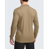 imageMens Polo Shirt Long Sleeve Golf Shirts Lightweight UPF 50 Sun Protection Cool Shirts for Men Work Fishing OutdoorKhaki