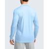 imageMens Polo Shirt Long Sleeve Golf Shirts Lightweight UPF 50 Sun Protection Cool Shirts for Men Work Fishing OutdoorLight Blue