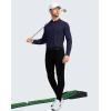 imageMens Polo Shirt Long Sleeve Golf Shirts Lightweight UPF 50 Sun Protection Cool Shirts for Men Work Fishing OutdoorNavy