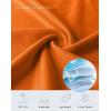 imageMens Polo Shirt Long Sleeve Golf Shirts Lightweight UPF 50 Sun Protection Cool Shirts for Men Work Fishing OutdoorOrange