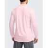 imageMens Polo Shirt Long Sleeve Golf Shirts Lightweight UPF 50 Sun Protection Cool Shirts for Men Work Fishing OutdoorPink