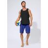 imageMens Swim Trunks Quick Dry Board Shorts with Zipper Pockets Beach Shorts Bathing Suits for Men  No Mesh LinerBlue