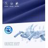 imageMens Swim Trunks Quick Dry Board Shorts with Zipper Pockets Beach Shorts Bathing Suits for Men  No Mesh LinerBlue