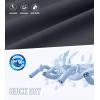imageMens Swim Trunks Quick Dry Board Shorts with Zipper Pockets Beach Shorts Bathing Suits for Men  No Mesh LinerDark Grey
