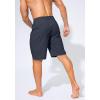 imageMens Swim Trunks Quick Dry Board Shorts with Zipper Pockets Beach Shorts Bathing Suits for Men  No Mesh LinerDusty Blue