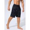 imageMens Swim Trunks Quick Dry Board Shorts with Zipper Pockets Beach Shorts Bathing Suits for Men  No Mesh LinerGrey Camo