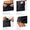 imageMens Swim Trunks Quick Dry Board Shorts with Zipper Pockets Beach Shorts Bathing Suits for Men  No Mesh LinerGrey Camo