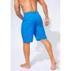 imageMens Swim Trunks Quick Dry Board Shorts with Zipper Pockets Beach Shorts Bathing Suits for Men  No Mesh LinerLake Blue