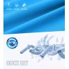 imageMens Swim Trunks Quick Dry Board Shorts with Zipper Pockets Beach Shorts Bathing Suits for Men  No Mesh LinerLake Blue