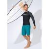 imageMens Swim Trunks Quick Dry Board Shorts with Zipper Pockets Beach Shorts Bathing Suits for Men  No Mesh LinerLake Green
