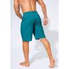 imageMens Swim Trunks Quick Dry Board Shorts with Zipper Pockets Beach Shorts Bathing Suits for Men  No Mesh LinerLake Green