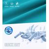 imageMens Swim Trunks Quick Dry Board Shorts with Zipper Pockets Beach Shorts Bathing Suits for Men  No Mesh LinerLake Green