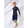 imageMens Swim Trunks Quick Dry Board Shorts with Zipper Pockets Beach Shorts Bathing Suits for Men  No Mesh LinerNavy