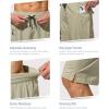 imageMens Swim Trunks Quick Dry Board Shorts with Zipper Pockets Beach Shorts Bathing Suits for Men  No Mesh LinerSage Green