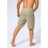 imageMens Swim Trunks Quick Dry Board Shorts with Zipper Pockets Beach Shorts Bathing Suits for Men  No Mesh LinerSage Green