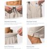 imageMens Swim Trunks Quick Dry Board Shorts with Zipper Pockets Beach Shorts Bathing Suits for Men  No Mesh LinerSilver