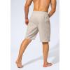 imageMens Swim Trunks Quick Dry Board Shorts with Zipper Pockets Beach Shorts Bathing Suits for Men  No Mesh LinerSilver
