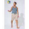 imageMens Swim Trunks Quick Dry Board Shorts with Zipper Pockets Beach Shorts Bathing Suits for Men  No Mesh LinerSilver