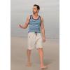 imageMens Swim Trunks Quick Dry Board Shorts with Zipper Pockets Beach Shorts Bathing Suits for Men  No Mesh LinerSilver