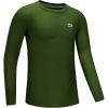imageG Gradual Boys Youth Compression Shirt Long Sleeve Football Baseball Undershirt Quick Dry Sports Base Layer for BoyGreen